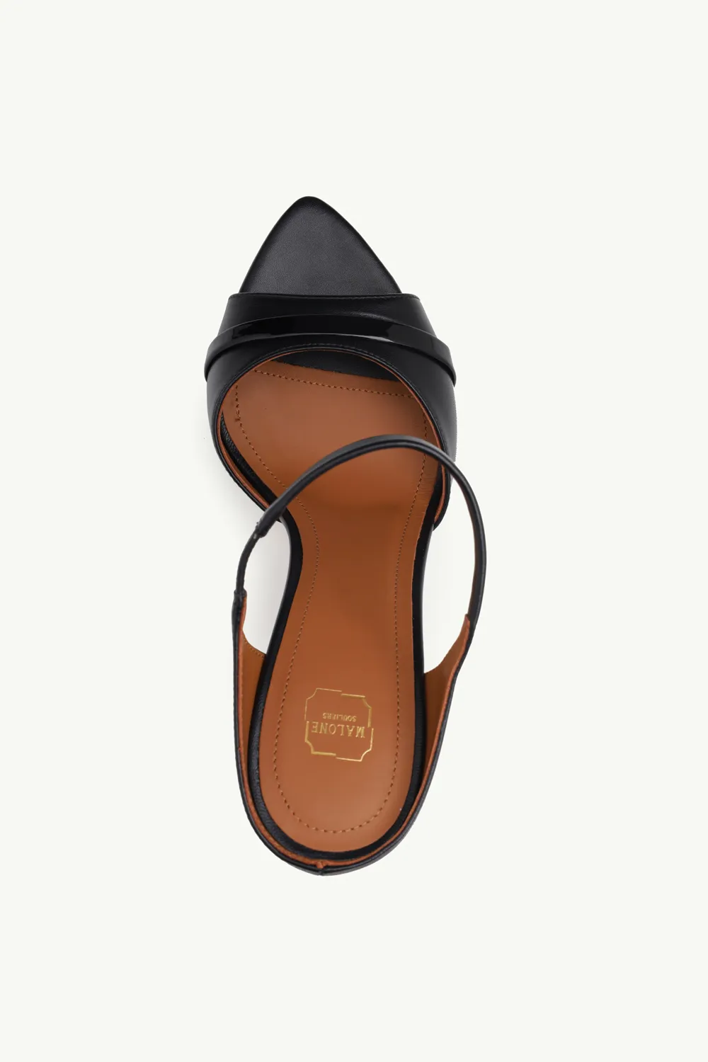 MALONE SOULIERS Una Heeled Sandals 90mm in Black/Black 3