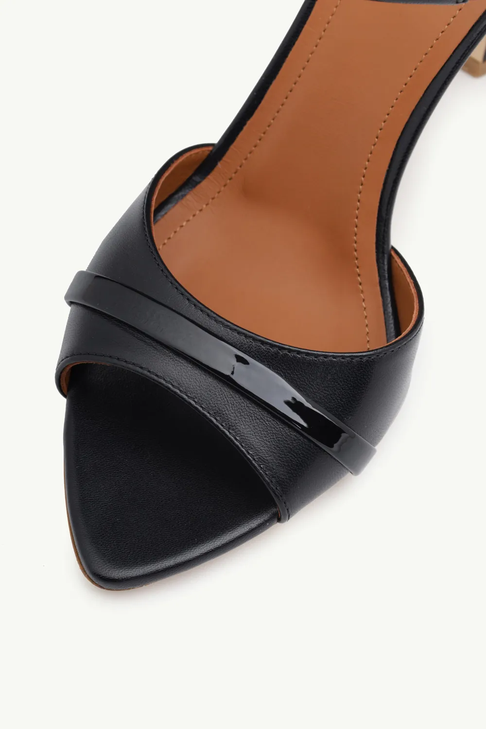 MALONE SOULIERS Una Heeled Sandals 90mm in Black/Black 4