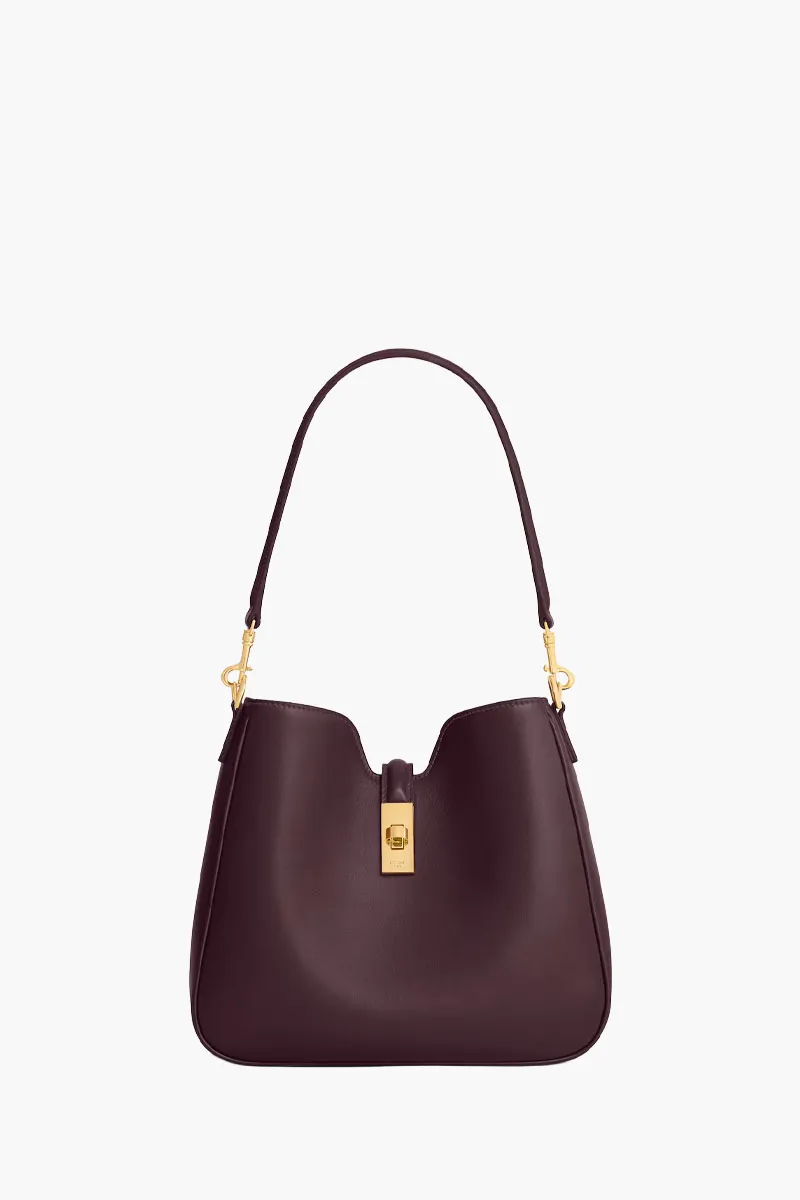 CELINE Small Camille 16 Soft Bag in Deep Burgundy Smooth Calfskin
