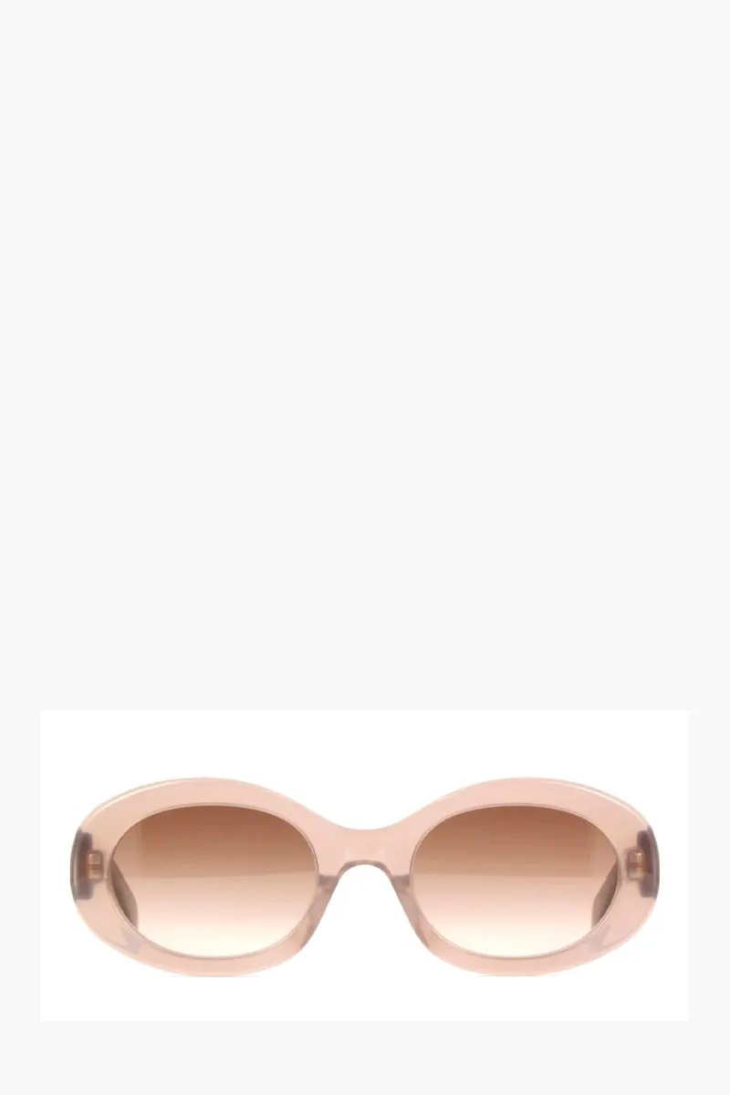 CELINE Triomphe 01 Sunglasses in Brown Crystal/Brown Gradient Glitter Acetate