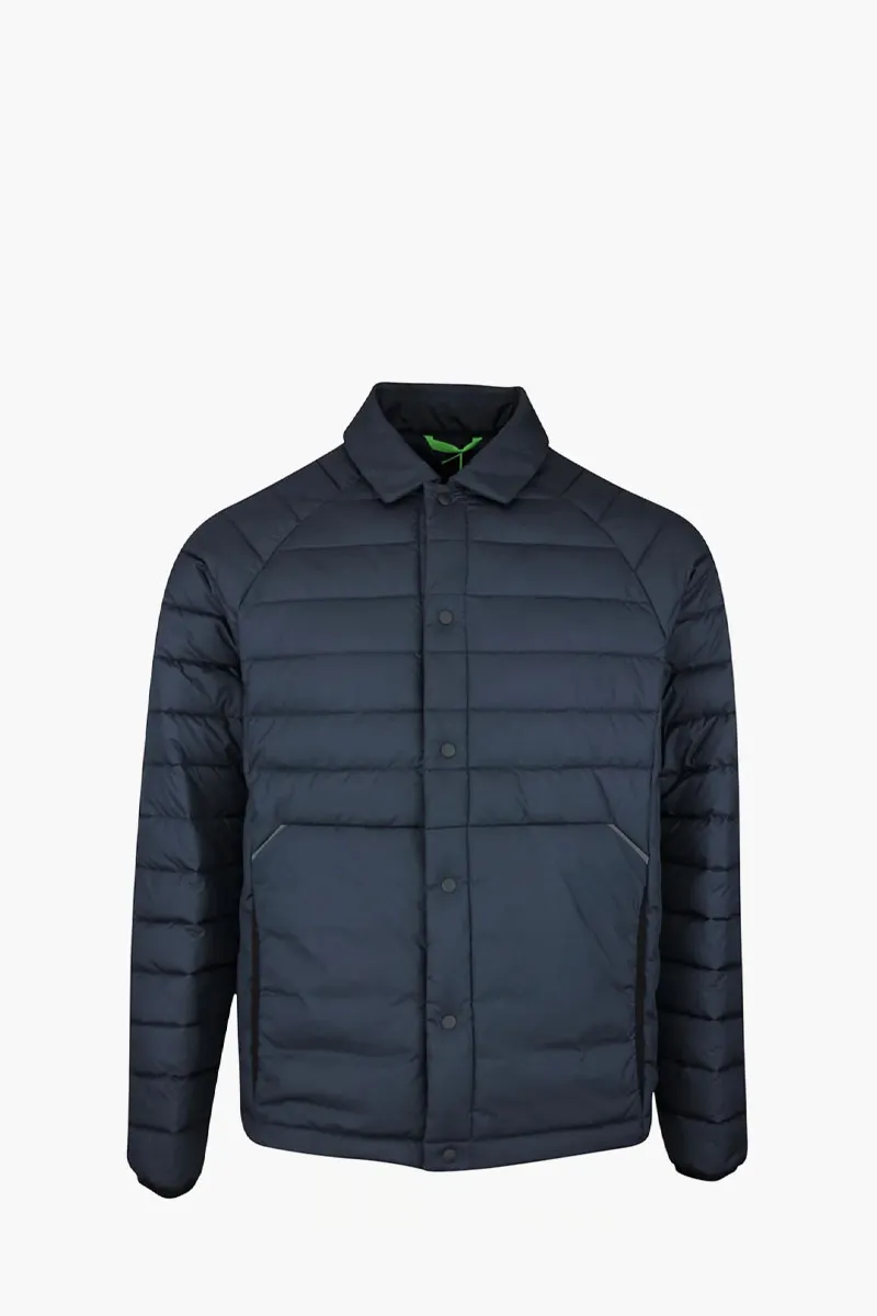 HUGO BOSS Men OW Urbanex Regular Fit Transition Jacket in Navy Blue Nylon