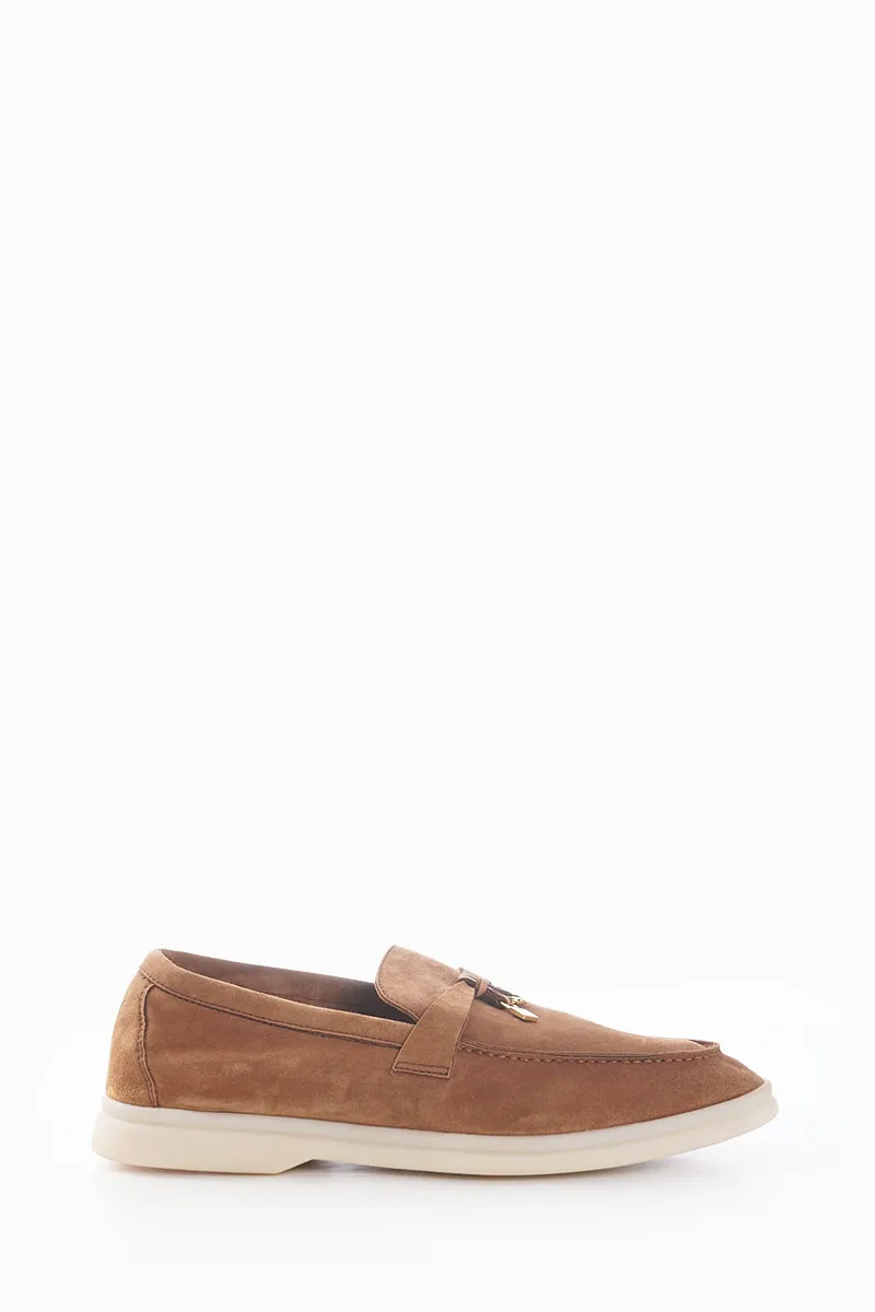 LORO PIANA Summer Charm Walk Loafers in Vicona Suede