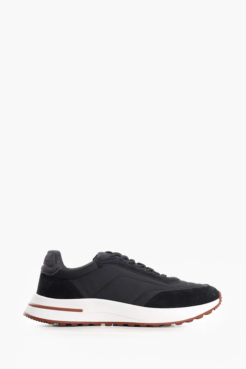 LORO PIANA Men Week and Walk Sneakers in Black