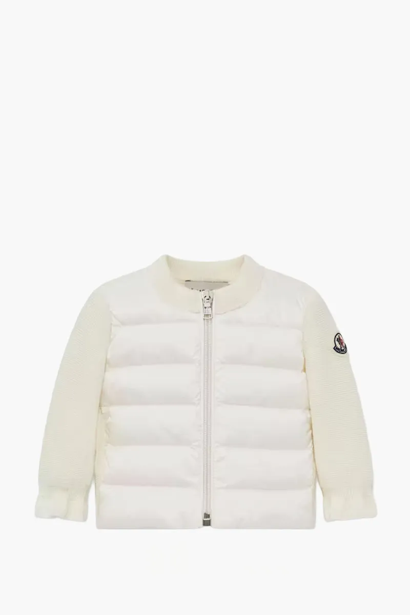 MONCLER Enfant Kid Odile Down Jacket in Blue polyamide - Fashion Forth