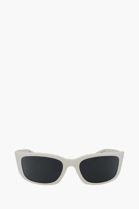 PRADA Men Butterfly Sunglasses in White Acetate