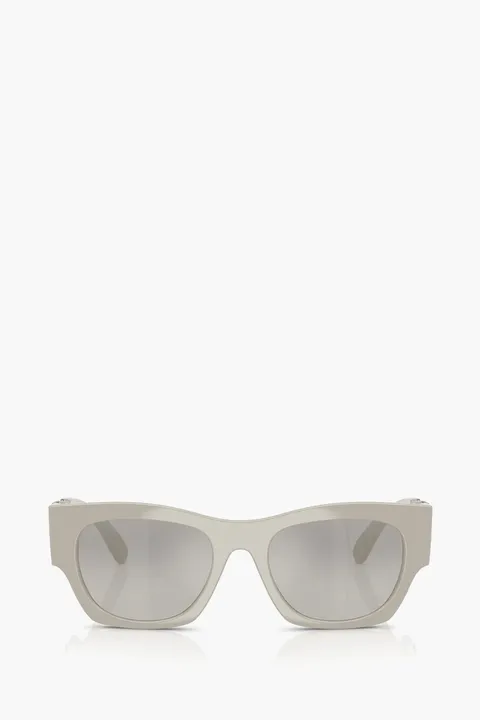 VERSACE Square Sunglasses in Grey Injectate