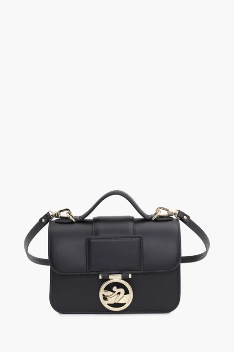LONGCHAMP Box Trot XS Crossbody Bag in Black Leather