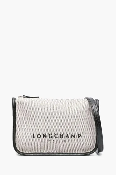 LONGCHAMP Small Essential Crossbody Bag in Ecru