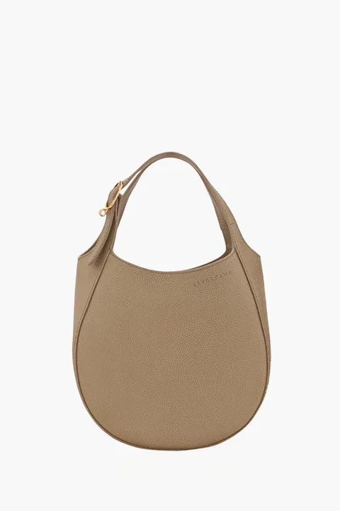 LONGCHAMP Le Foulonné Small Handbag in Lichen Leather