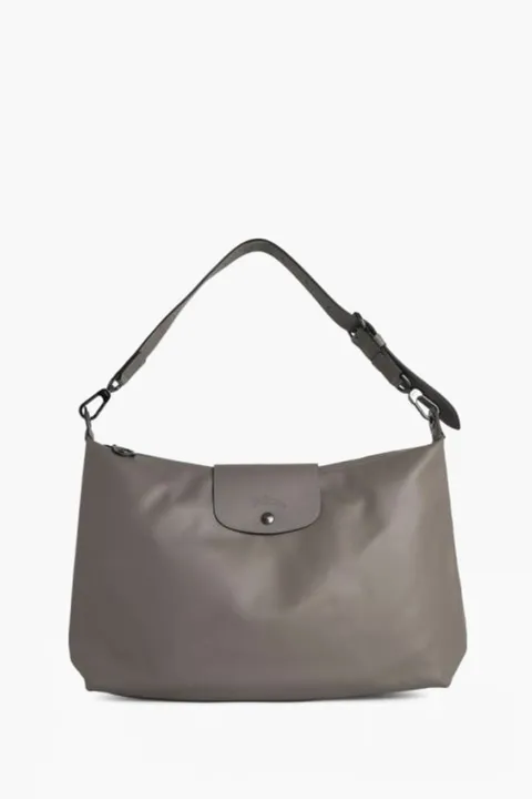 LONGCHAMP Le Pliage Extra Xl Shoulder Bag in Turtledove Cowhide Leather