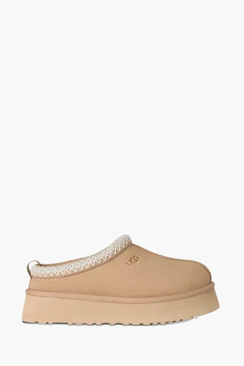UGG Women Tazz II Ankle Boots in Sand Suede with Logo