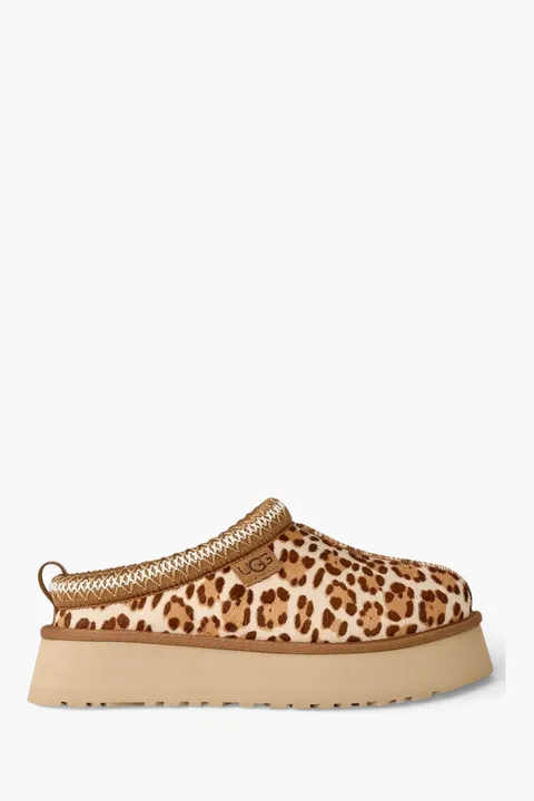 UGG Women Tazz Plains Ankle Boots in Felicity Leopard Jasmine Leather