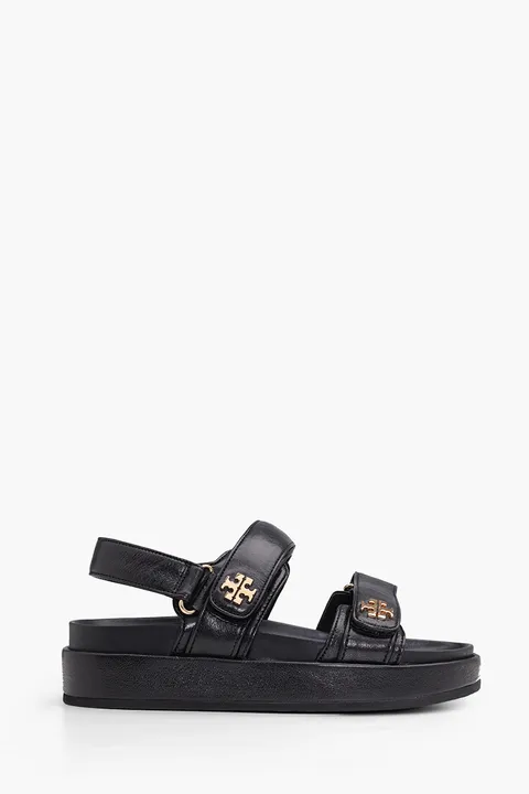 TORY BURCH Kira Sport Velcro Strap Sandals in Black