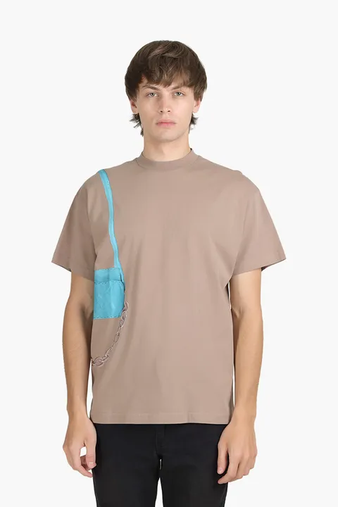 JACQUEMUS Le Ciuciu Loose Fit T-Shirt in Brown