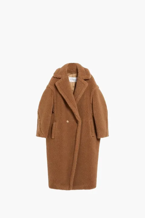 MAX MARA Teddy Icon Coat in Camel Alpaca and Wool