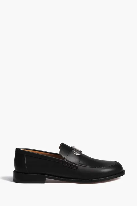 CHRISTIAN DIOR Dior Archie Loafers in Black Smooth Calfskin