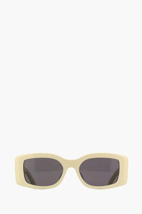 CELINE Triomphe Xl Sunglasses in White Ivory/Grey Acetate