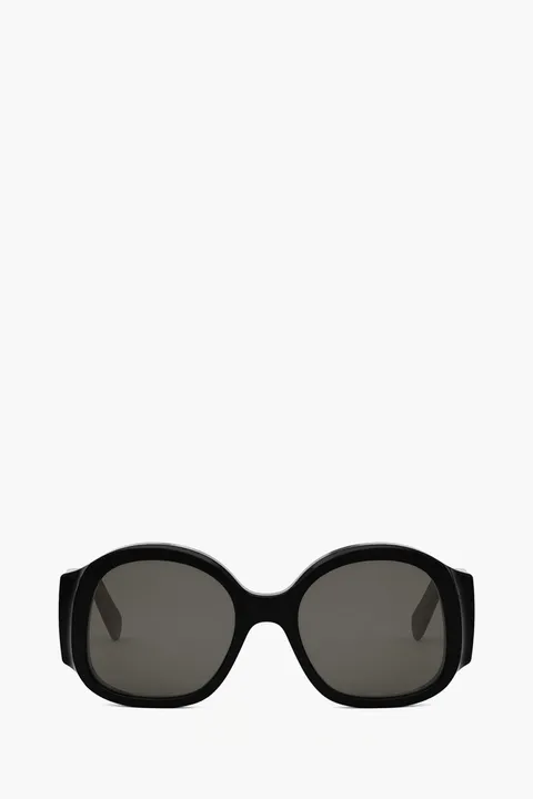 CELINE Sunglasses in Shiny Black with Celine Logo