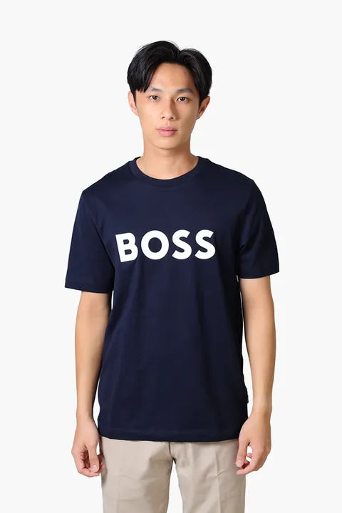 HUGO BOSS Men Tiburt 354 T-Shirt in Dark Blue