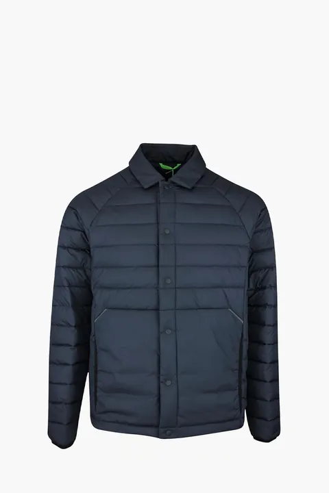 HUGO BOSS Men OW Urbanex Regular Fit Transition Jacket in Navy Blue Nylon