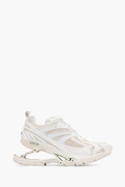 BALENCIAGA Women X-Pander Trainers in White/White Mesh and Nylon