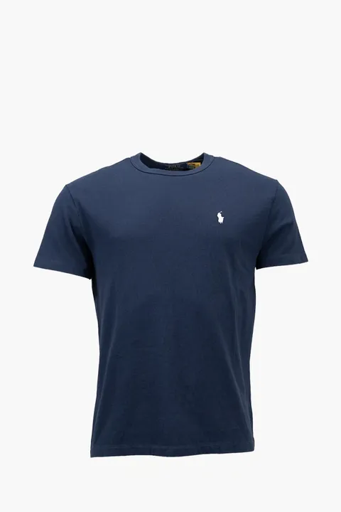 POLO RALPH LAUREN Men Logo Classic Fit T-Shirt in Cobalt Blue Cotton