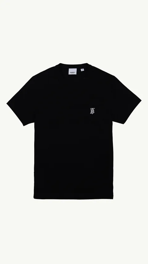 BURBERRY Men Monogram Motif T-Shirt in Black
