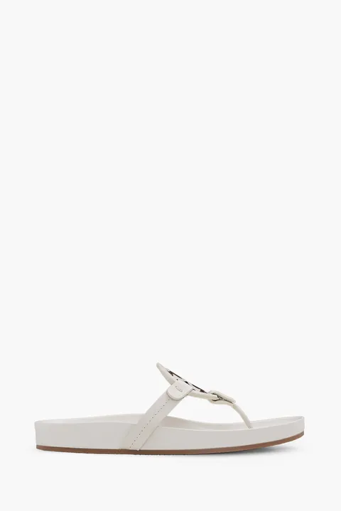 TORY BURCH Women Miller Cloud Sandals in Feather White