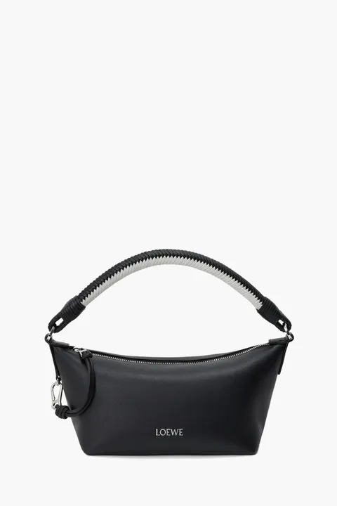 LOEWE Mini Cala Bag in Black Soft Nappa Lambskin SHW