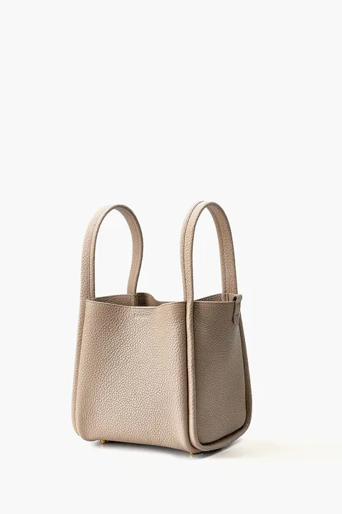 SONGMONT Medium Song Handag in Cream Apricot Grain Leather