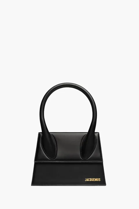JACQUEMUS Le Grand Chiquito Hand Bag in Black Leather