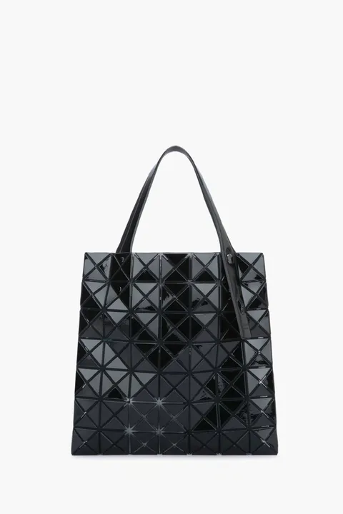 BAO BAO ISSEY MIYAKE Prism Tote Bag in Black Matte