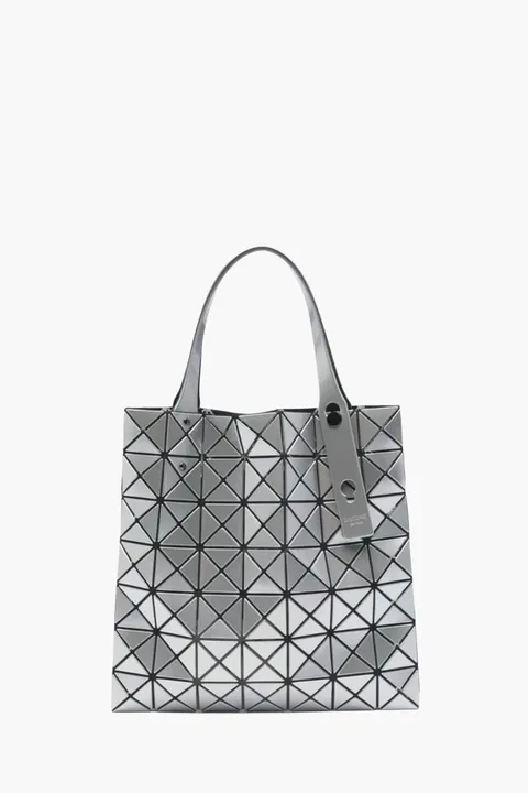 BAO BAO ISSEY MIYAKE Prism Tote Bag in Silver Metallic