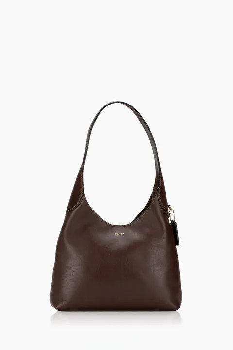 COACH Brooklyn Shoulder Bag 28 in Maple Natural Grain Leather