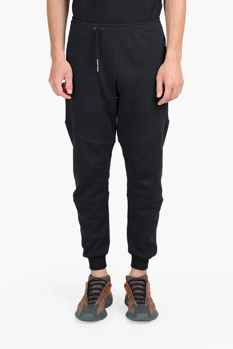 SIKI Gym Pants in Black Cotton with Velcro Back Pocket