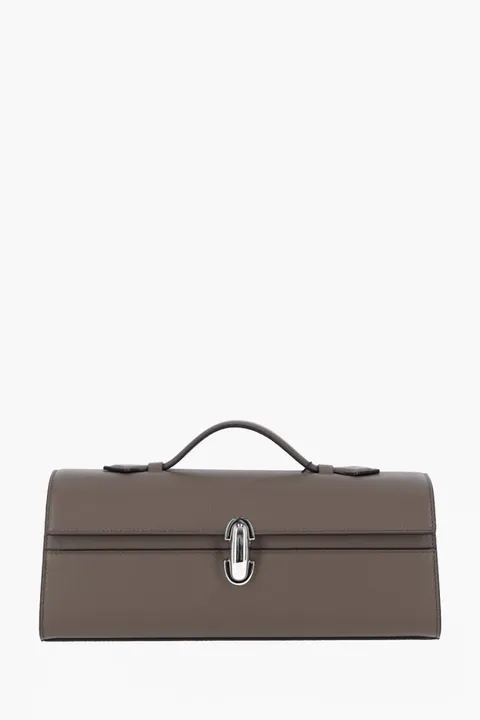 SAVETTE Slim Symmetry Handbag in Mink Calf Leather