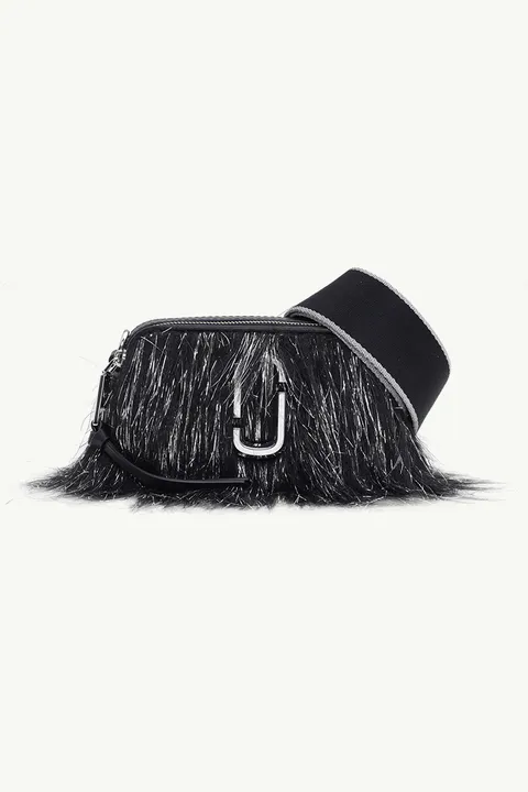MARC JACOBS The Creature Snapshot Camera Bag in Black/Silver