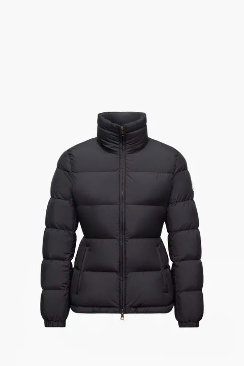MONCLER Women Dourbe Short Down Jacket in Black Polyester
