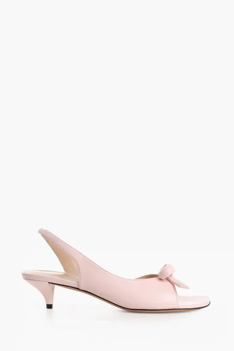 CHRISTIAN DIOR Dior Bow Slingback Sandals Pumps 40mm in Pink Lambskin