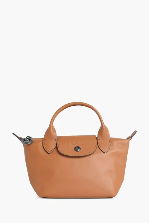 LONGCHAMP Mini Le Pliage Xtra Handbag Cashew Cowhide Leather
