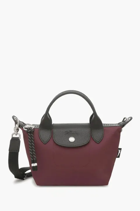 LONGCHAMP Mini Le Pliage Energy Top Handle Bag in Bordeaux