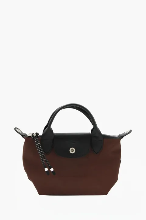 LONGCHAMP Mini Le Pliage Energy Top Handle Bag in Cocoa
