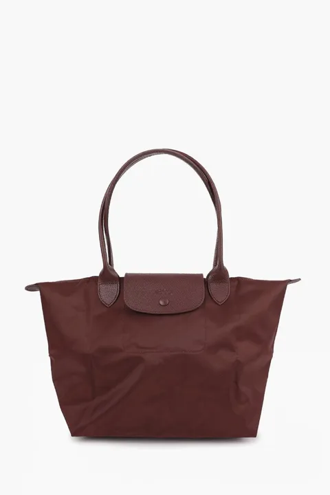 LONGCHAMP Medium Le Pliage One Tote Bag in Burgundy Canvas