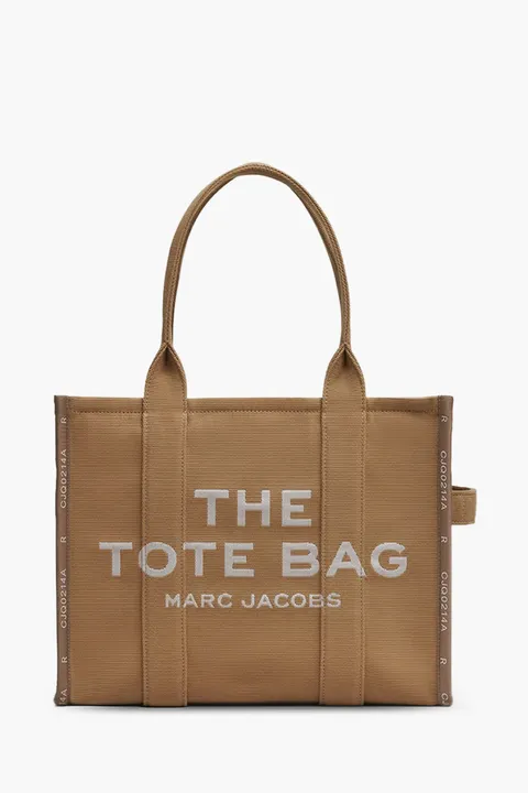 MARC JACOBS The Jacquard Tote Bag in Camel