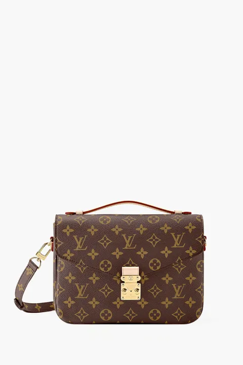 LOUIS VUITTON Pochette Metis in Brown Monogram Coated Canvas