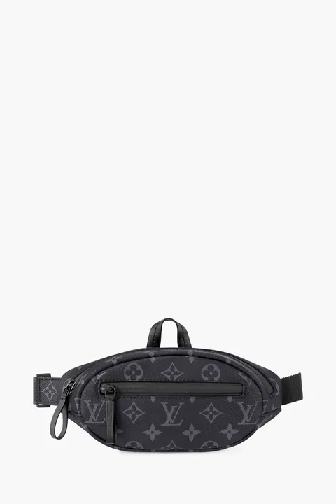 LOUIS VUITTON Catch Belt Bag in Black Toile Monogram Éclipse
