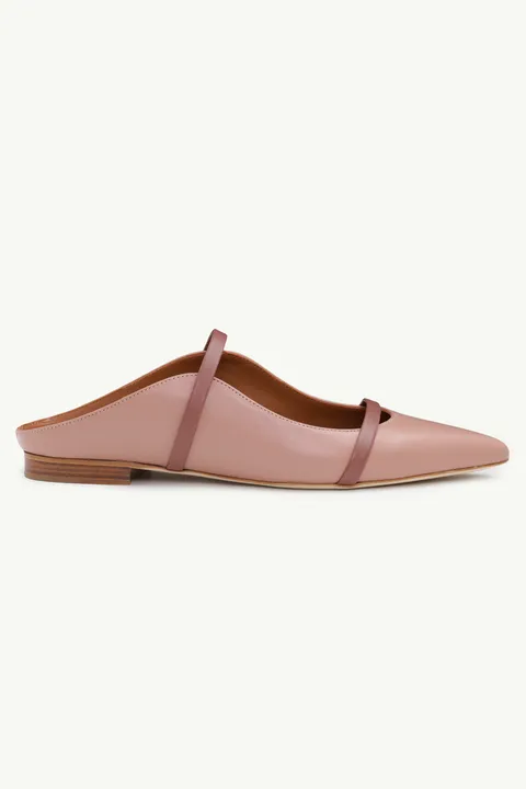 MALONE SOULIERS Maureen Mules in Mauve/Deep Taupe