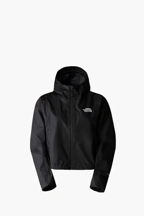 THE NORTH FACE Women Quest Cropped Jacket in Black Polyester with Hoodie