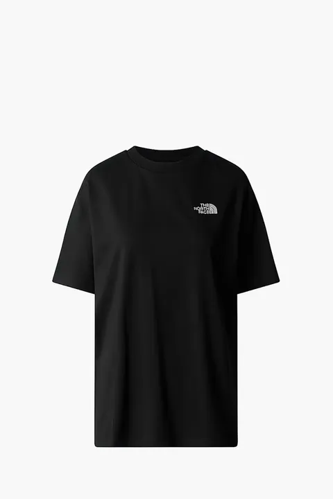 THE NORTH FACE Women Simple Dome Oversized T-Shirt in Black Regen Cotton