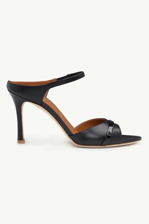 MALONE SOULIERS Una Heeled Sandals 90mm in Black/Black